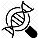 Pesquisa De DNA Pesquisa De Biologia Analise De DNA Ícone