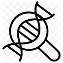 Pesquisa De DNA Pesquisa De Biologia Analise De DNA Ícone