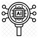 Pesquisa De Ia Chip Lupa Icon