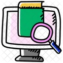 Analise De Livros Pesquisa De Livros Pesquisa De Livros On Line Ícone