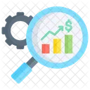 Pesquisa De Mercado Analise De Pesquisa Mercado Ícone