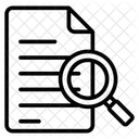 Pesquisa De Arquivos Pesquisa De Documentos Localizacao De Dados Ícone