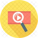 Pesquisa De Video Localizacao Lupa Icon