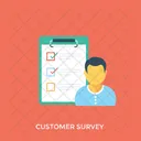 Cliente Pesquisa Feedback Ícone