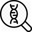 DNA Pesquisa Sobre DNA Ciencia Do DNA Ícone