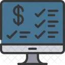 Pesquisa Financeira Financeira Pesquisa Ícone