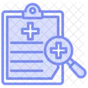 Pesquisa Medica Duotone Line Icon Icon