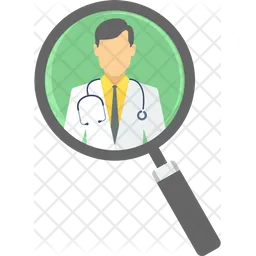 Procure médico  Ícone
