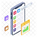 Pesquisa Por Telefone Pesquisa Movel Interface De Usuario Ícone