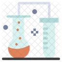 Pesquisa Quimica Frasco Conico Experimento Ícone