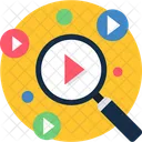 Pesquisa Video Lupa Icon