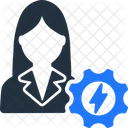 Pessoa Eficiente Produtividade Foco Icon