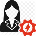 Pessoa Eficiente Produtividade Foco Icon