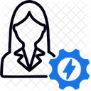 Pessoa Eficiente Produtividade Foco Icon