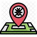 Pest Control Location  Icon