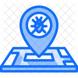 Pest Control Location  Icon