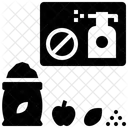 Chemical Free Eco Friendly No Chemical Icon