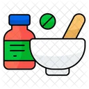 Pestle Mortar Grinder Mixer Icon