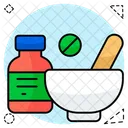 Pestle Mortar Grinder Mixer Icon