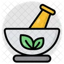 Pestle Mortar Grinder Mixer Icon