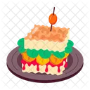 Fast Food Aufkleber Junk Food Street Food Symbol