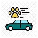 Pet Transportation Car Icon