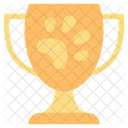 Dog Trophy Dog Cup Pet Award Icon