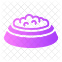Pet Bowl Plate Dog Icon