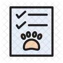 Pet Report Checklist Icon