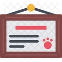 Certificate Pet Diploma Icon