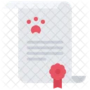 Pet Certificate  Icon
