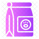Pet Food Package Bag Icon