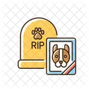 Pet funeral service Icon