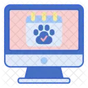 Ionline Appointment Pet Grooming Appointment Online Appointment Icon