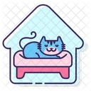 Ipet Sitting Pet House Pet Sleeping Icon