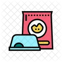 Pet Food Bowl Icon