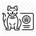 Pet Id Identification Card Icon
