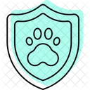 Pet Insurance Color Shadow Thinline Icon Icon