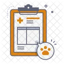 Pet medical record  Icon