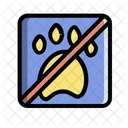 Pat Not Allowed Pet Insect Icon