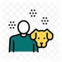 Dog Owner Color Icon