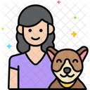 Pet Owner Female  Icon