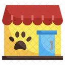 Pet Shop Pet House Paws Icon