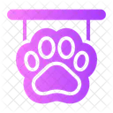 Pet Shop Board Dog Shop Sign Hanging Board Icon