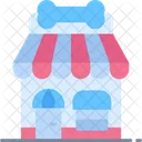 Pet Shop Animals Buildings Icon