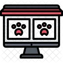 Pet Shop Website Pet Website Paw Icon
