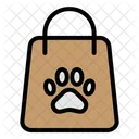 Paper Bag Paw Animal Icon