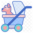 Pet Stroller Icon