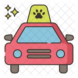 애완동물 택시  아이콘