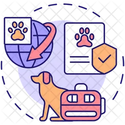 Pet taxi services  Icon